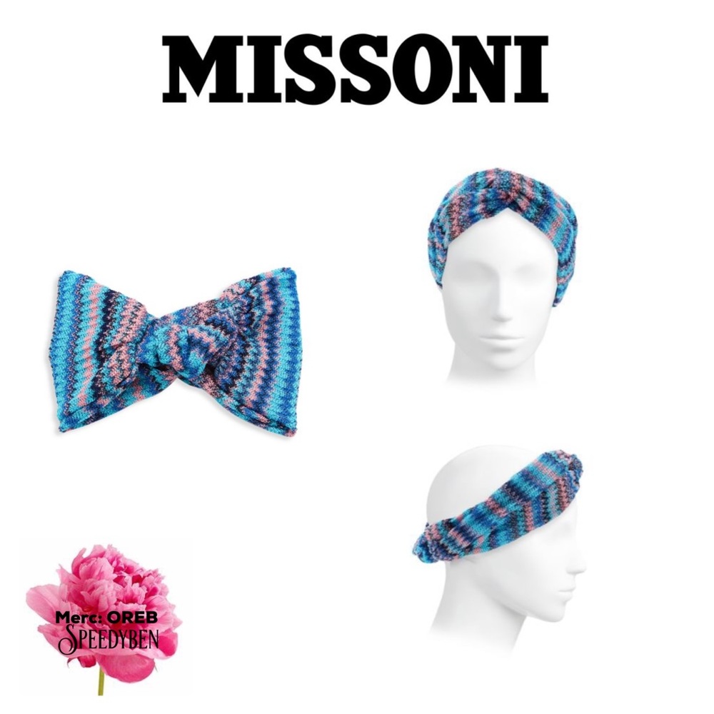 Missoni Chevron Knit Headband NWT